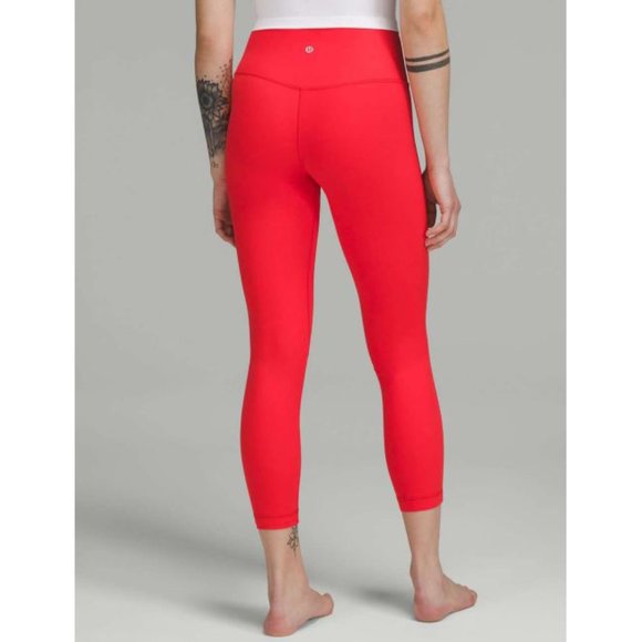 lululemon athletica Pants - Lululemon Align High-Rise Pants 25" Love Red Hi-Waisted Skinny Leggings Tights 0